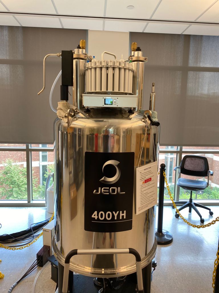 JEOL-400 MHz NMR Spectrometer with robotic sampler